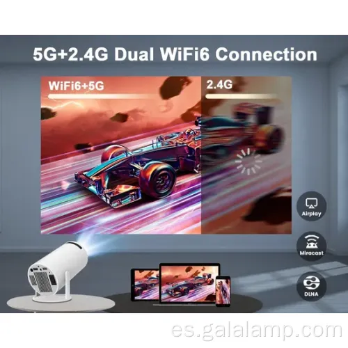 Proyector de 1080p portátil Bluetooth 5.0 Android 12